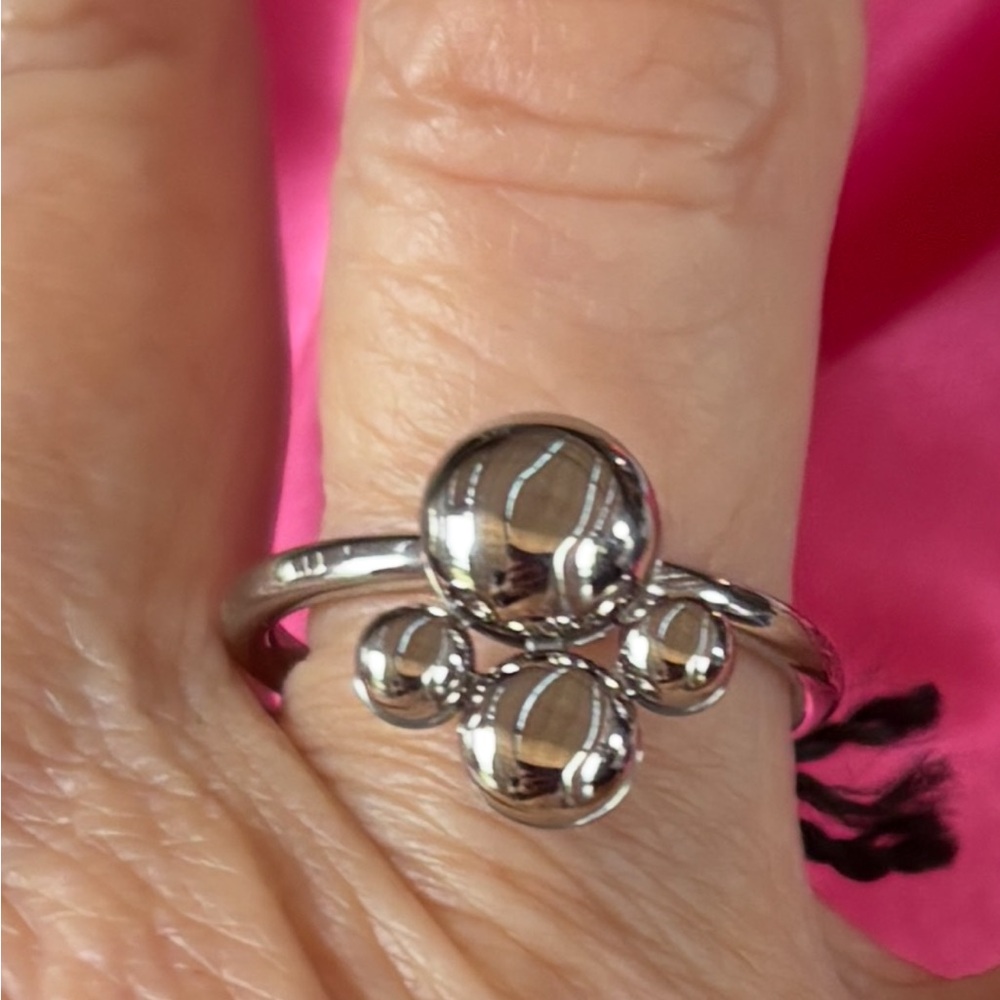 Calvin Klein Silver Fidget Ring size 8 or 7.